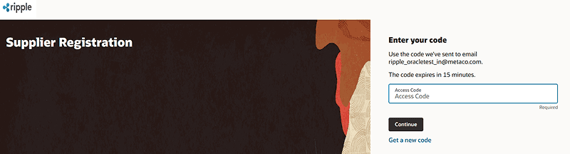 Picture4 - Access Code Entry 1