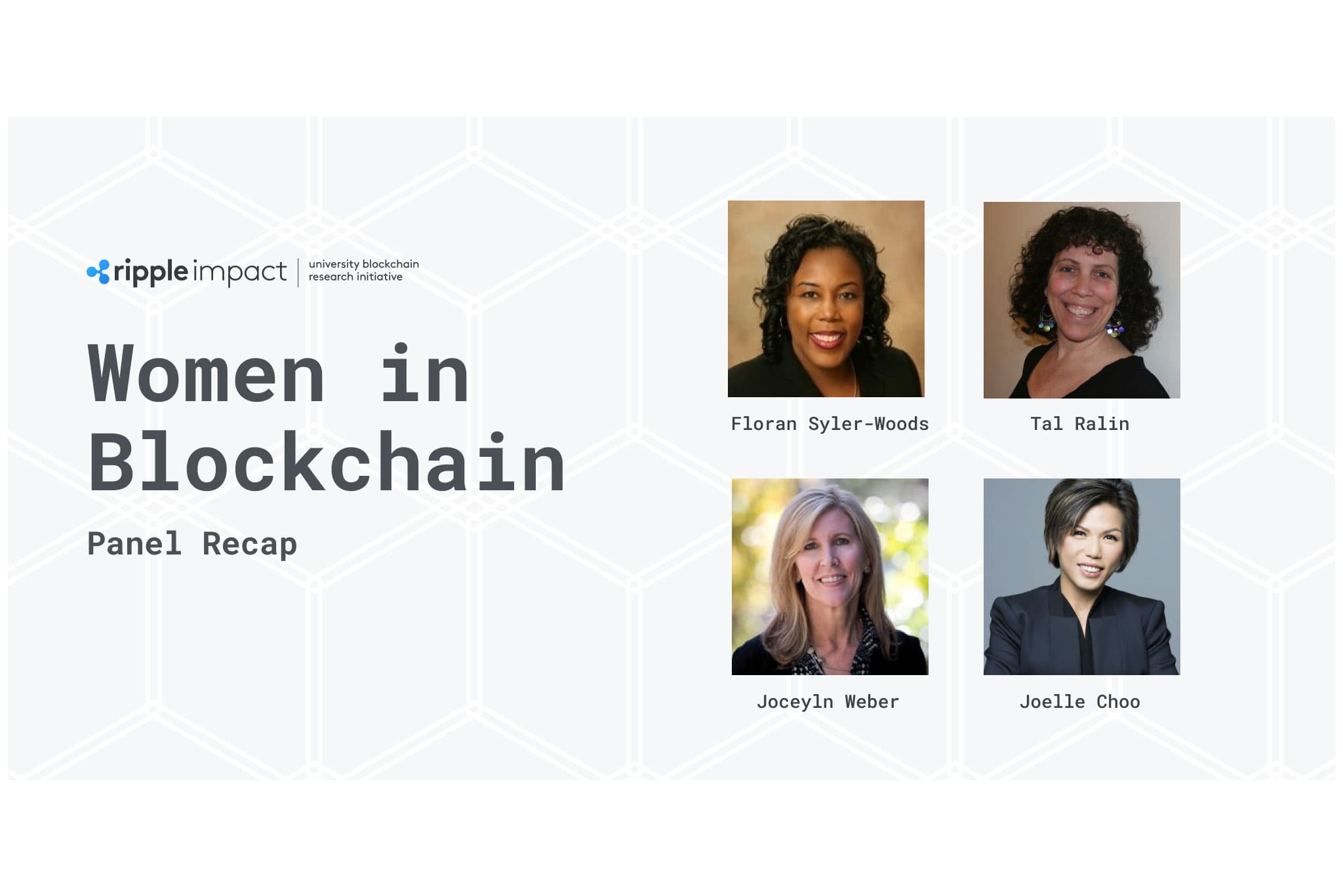 Image for UBRI Panel: Increasing the Number of Women in Blockchain