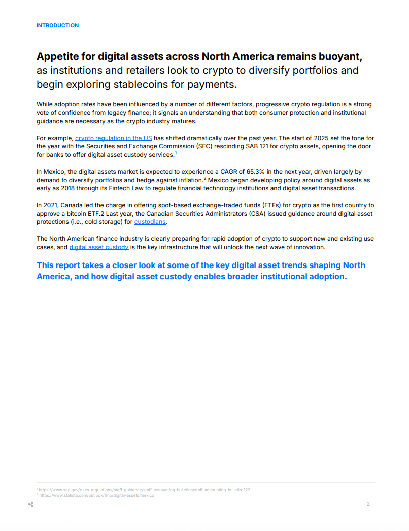 Digital Assets in North America Banner 2